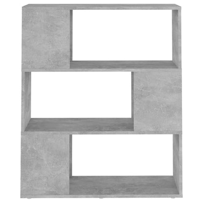 Libreria/Divisorio Grigio Cemento 80x24x94 cm in Truciolato | homemem39