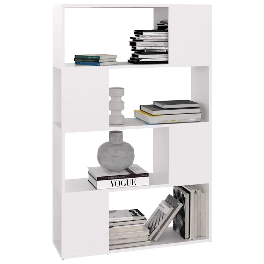 Libreria/Divisorio Bianco 80x24x124,5 cm in Truciolato
