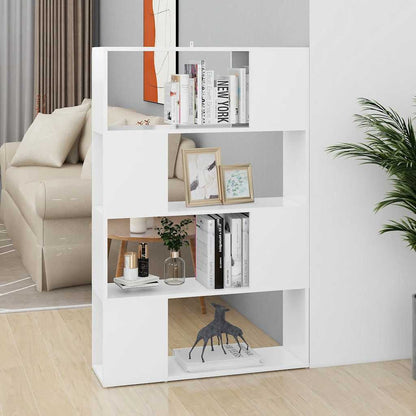 Libreria/Divisorio Bianco 80x24x124,5 cm in Truciolato | homemem39