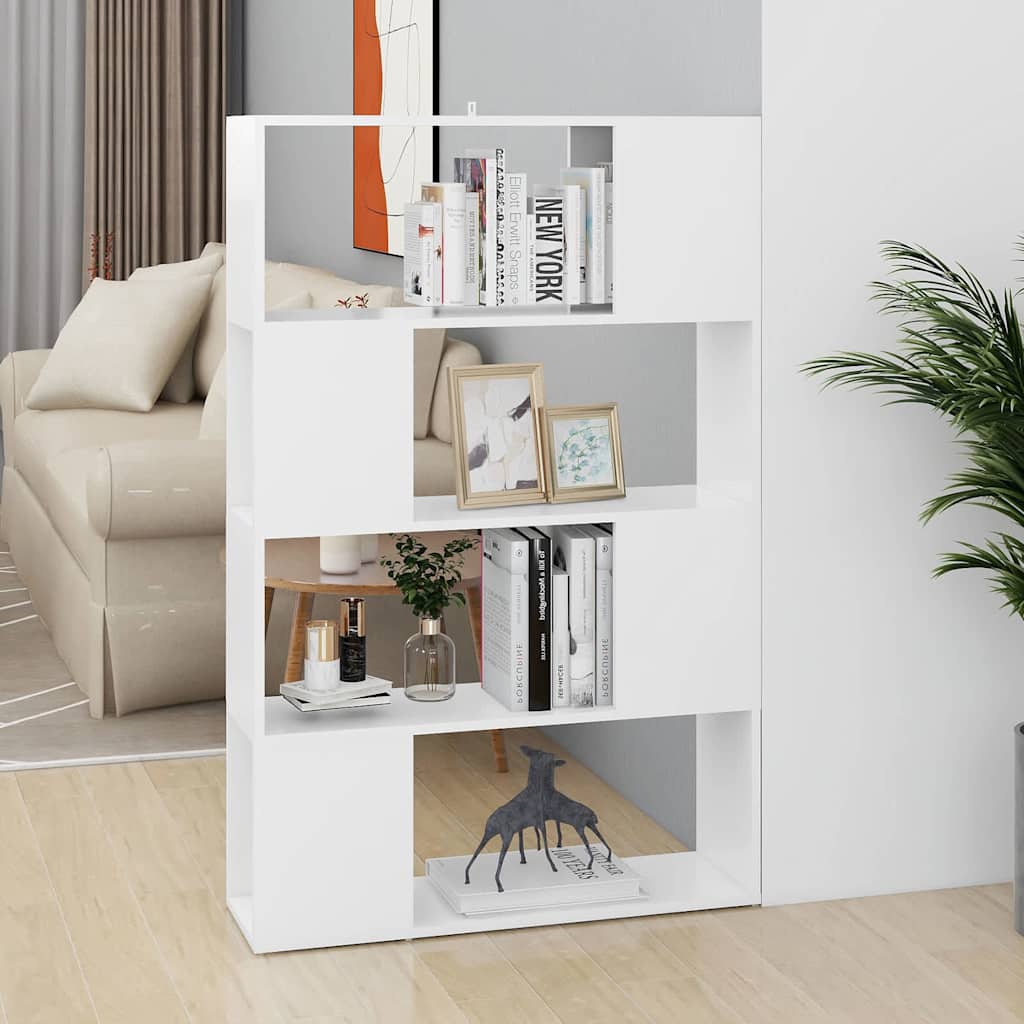 Libreria/Divisorio Bianco 80x24x124,5 cm in Truciolato