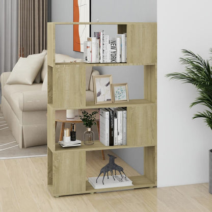 Libreria/Divisorio Rovere Sonoma 80x24x124,5 cm in Truciolato | homemem39