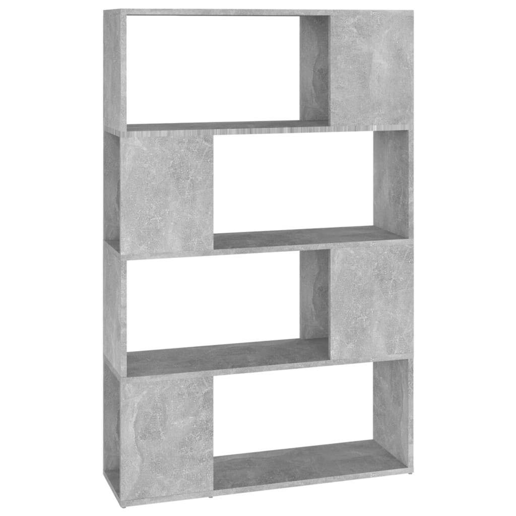 Libreria/Divisorio Grigio Cemento 80x24x124,5 cm in Truciolato | homemem39
