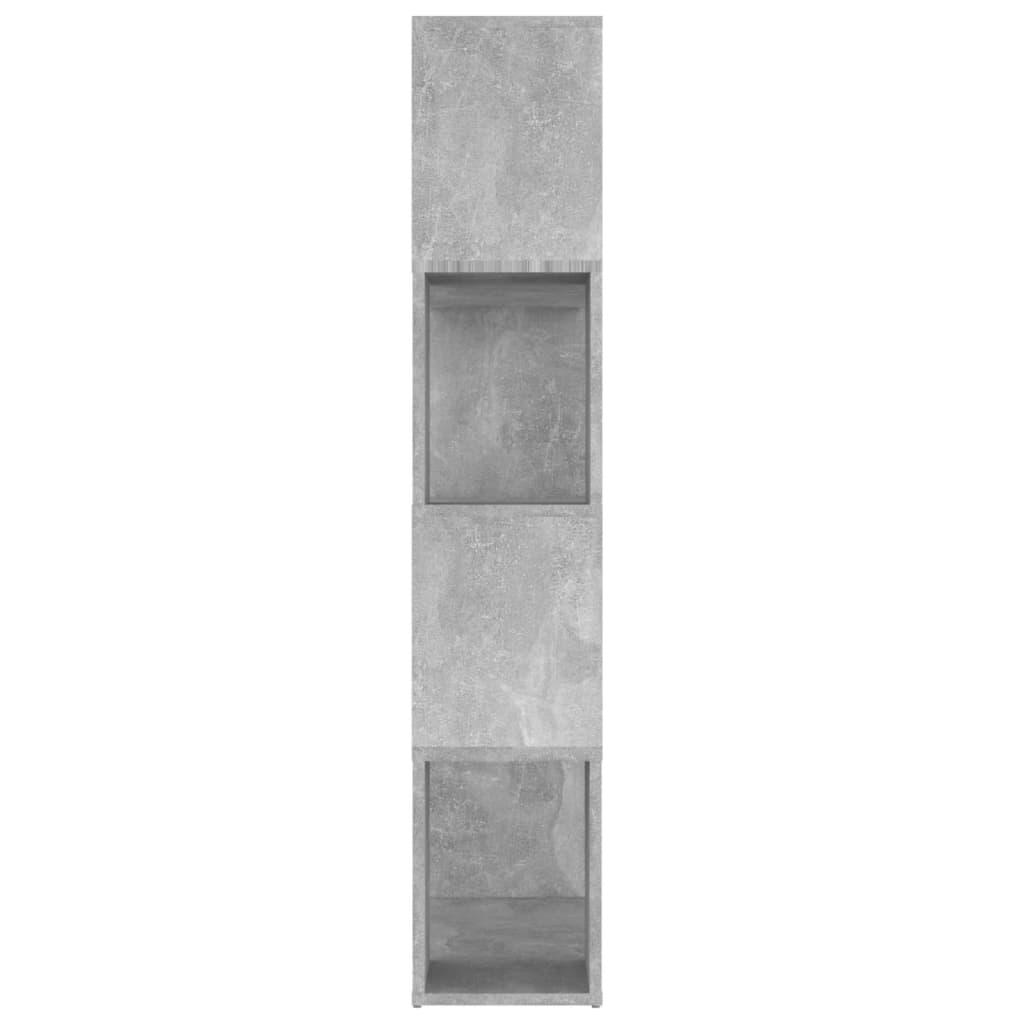 Libreria/Divisorio Grigio Cemento 80x24x124,5 cm in Truciolato | homemem39