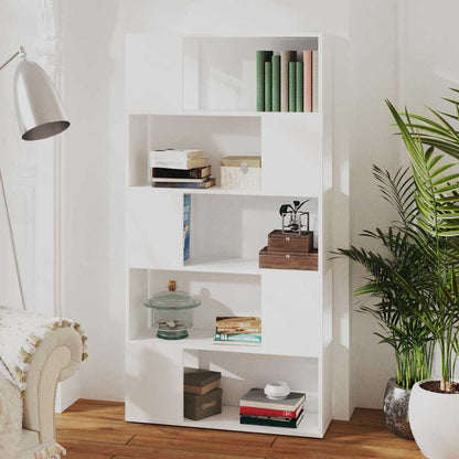 Libreria/Divisorio Bianco 80x24x155 cm in Truciolato