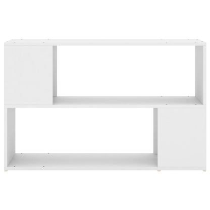 Libreria Bianca 100x24x63 cm in Legno Multistrato | homemem39