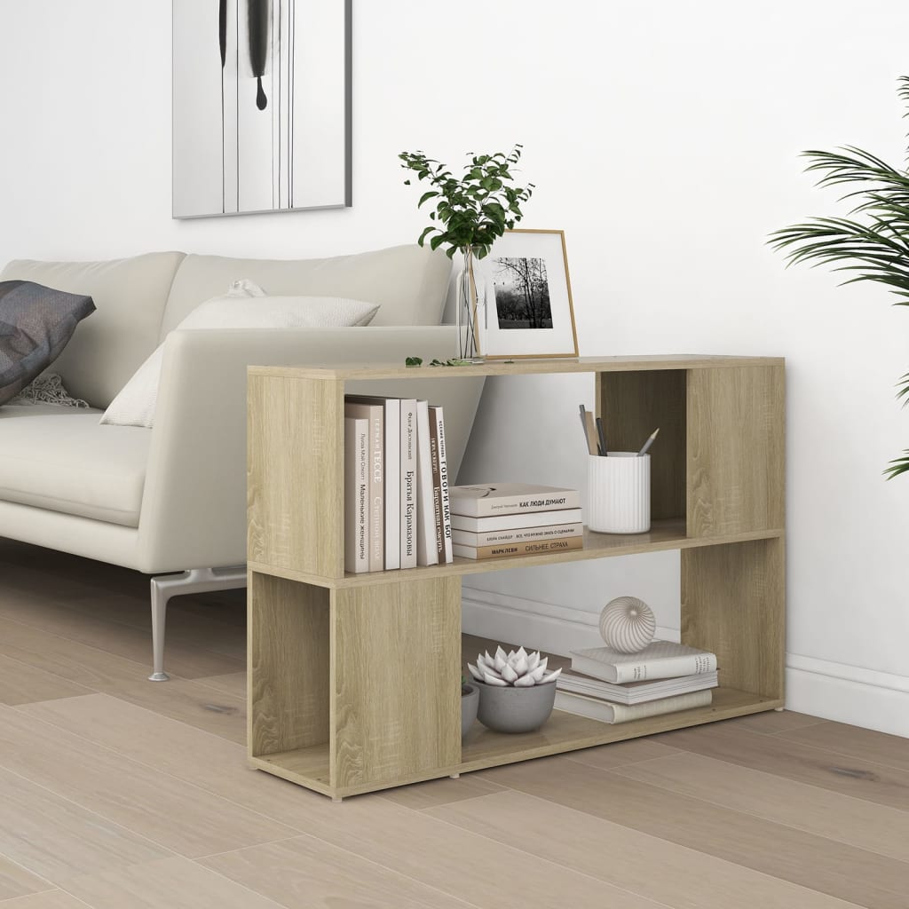 Libreria Rovere Sonoma 100x24x63 cm in Truciolato | homemem39