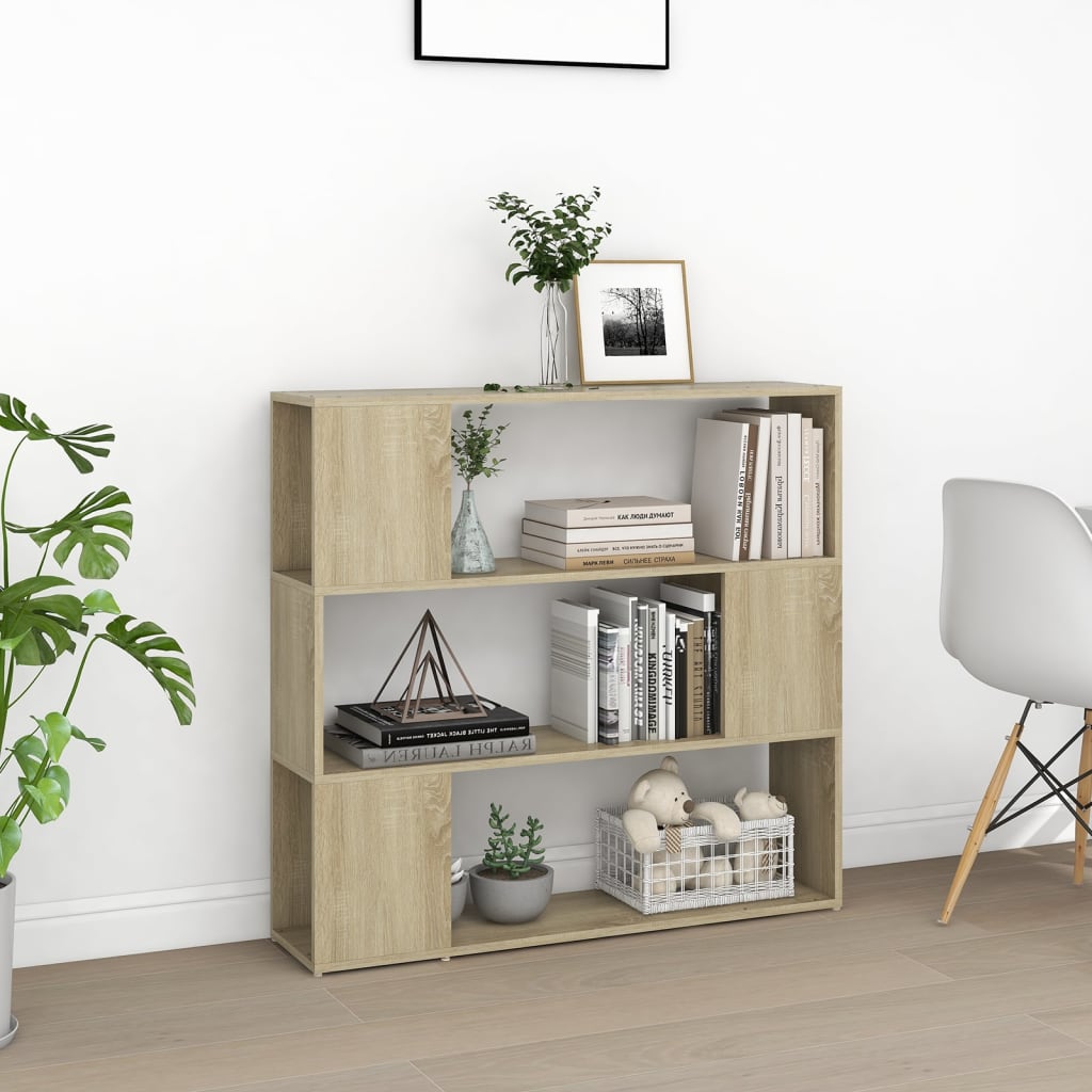 Libreria/Divisorio Rovere Sonoma 100x24x94 cm | homemem39
