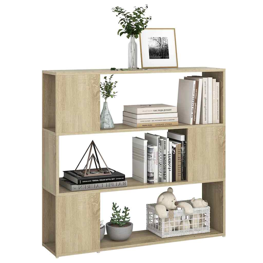 Libreria/Divisorio Rovere Sonoma 100x24x94 cm