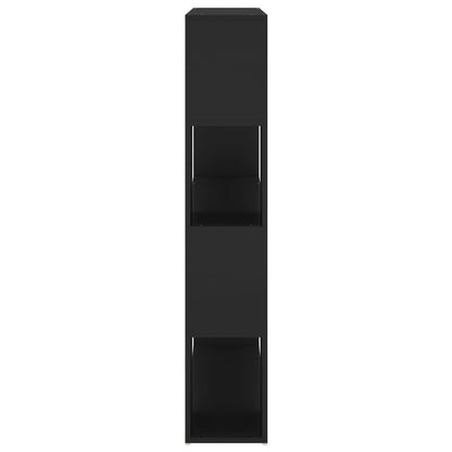 Libreria/Divisorio Nero 100x24x124 cm | homemem39