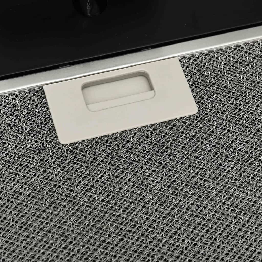 Cappa a Parete 60 cm in Acciaio e Vetro Temperato Nero