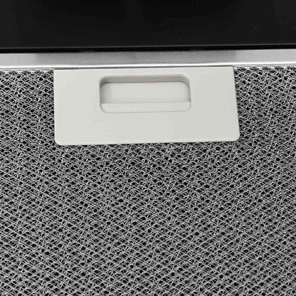 Cappa a Parete 90 cm in Acciaio e Vetro Temperato Nero