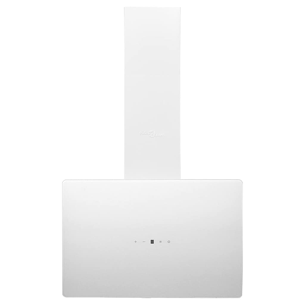 Cappa a Parete 60 cm in Acciaio e Vetro Temperato Bianco