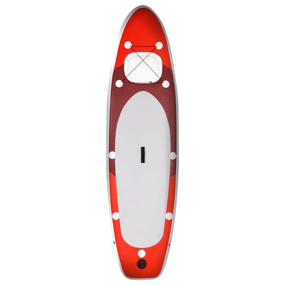 Set Tavola da SUP Gonfiabile Rosso 300x76x10 cm - homemem39