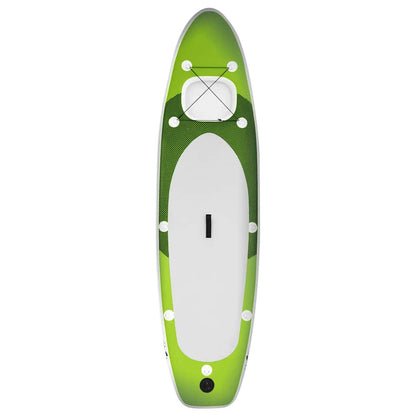Set Tavola da SUP Gonfiabile Verde 300x76x10 cm - homemem39
