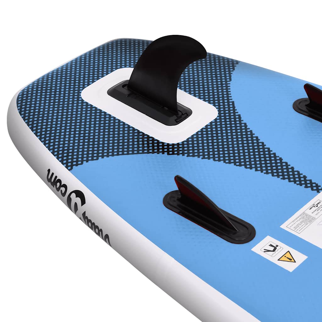 Set Tavola SUP Gonfiabile Blu Mare 360x81x10 cm | homemem39