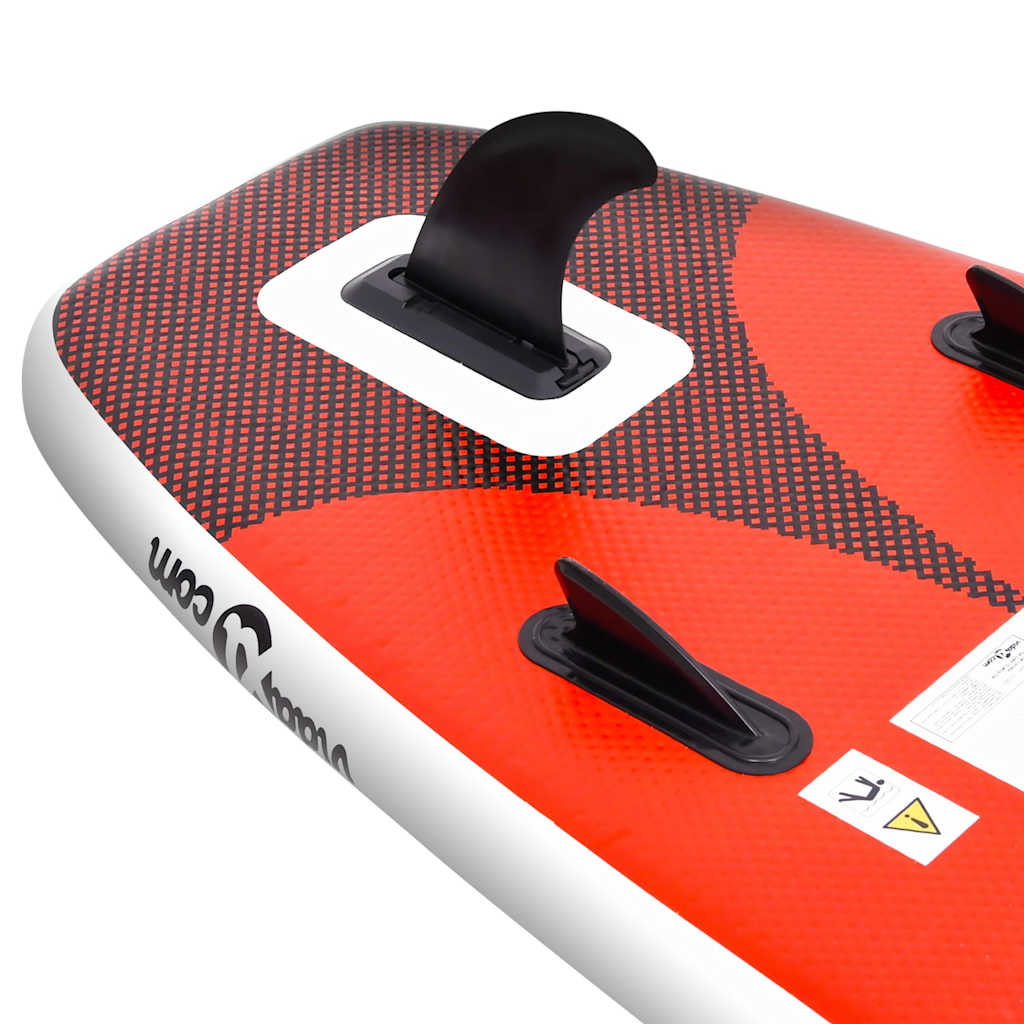 Set Tavola da SUP Gonfiabile Rosso 360x81x10 cm | homemem39