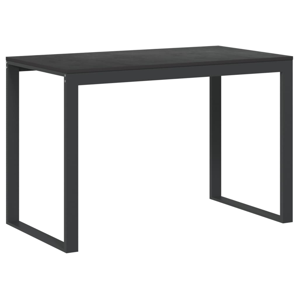 Scrivania per Computer Nera 110x60x73 cm in Legno Multistrato - homemem39