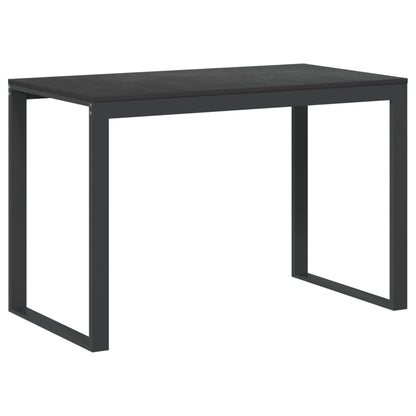 Scrivania per Computer Nera 110x60x73 cm in Legno Multistrato - homemem39