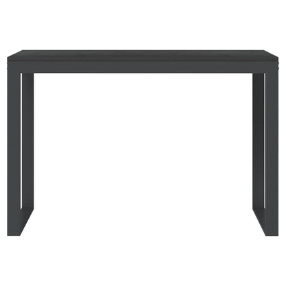 Scrivania per Computer Nera 110x60x73 cm in Legno Multistrato - homemem39