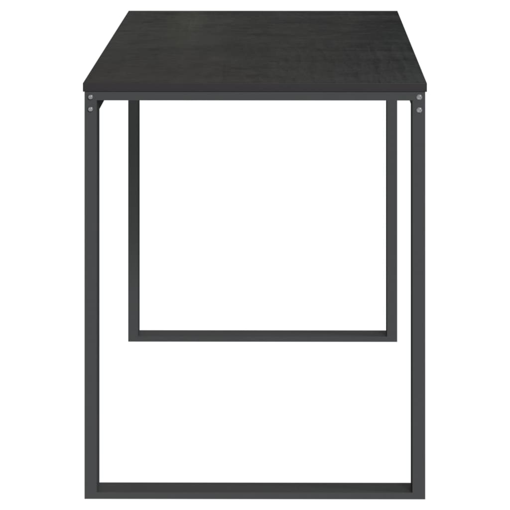 Scrivania per Computer Nera 110x60x73 cm in Legno Multistrato | homemem39