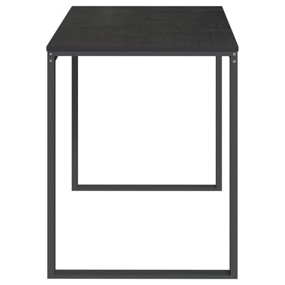 Scrivania per Computer Nera 110x60x73 cm in Legno Multistrato - homemem39