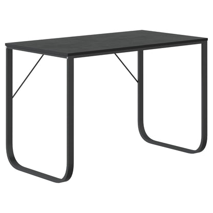Scrivania per Computer Nera 110x60x73 cm in Legno Multistrato - homemem39