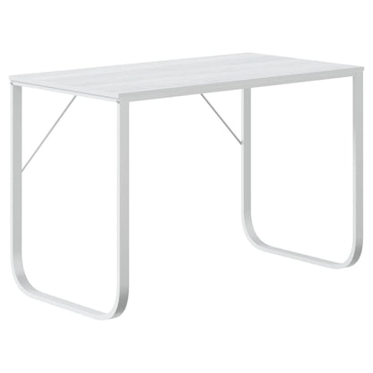 Scrivania per Computer Bianca 110x60x73 cm in Legno Multistrato - homemem39