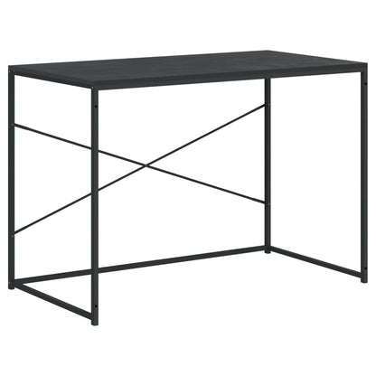 Scrivania per Computer Nera 110x60x70 cm in Legno Multistrato - homemem39