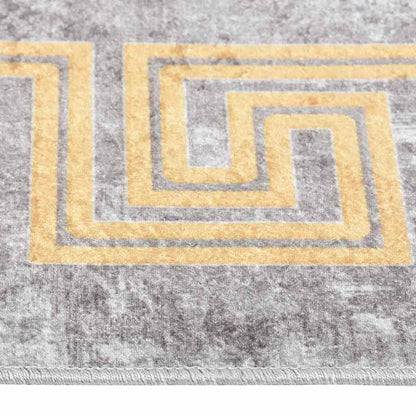 Tappeto Lavabile 80x150 cm Grigio Antiscivolo - homemem39