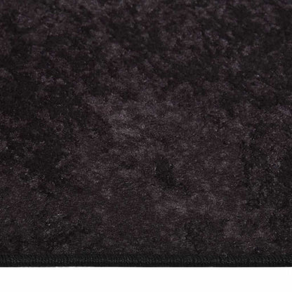 Tappeto Lavabile 80x150 cm Antracite Antiscivolo