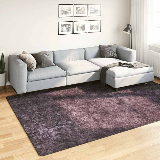 Tappeto Lavabile 190x300 cm Antracite Antiscivolo
