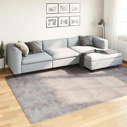 Tappeto Lavabile 190x300 cm Grigio Antiscivolo