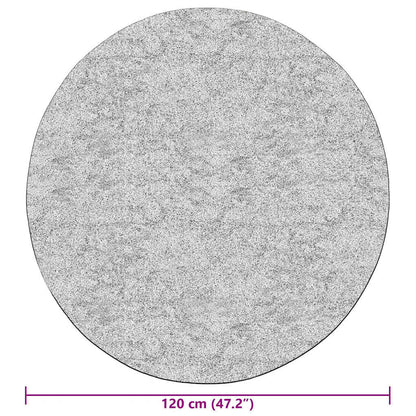 Tappeto Lavabile φ120 cm Grigio Antiscivolo - homemem39