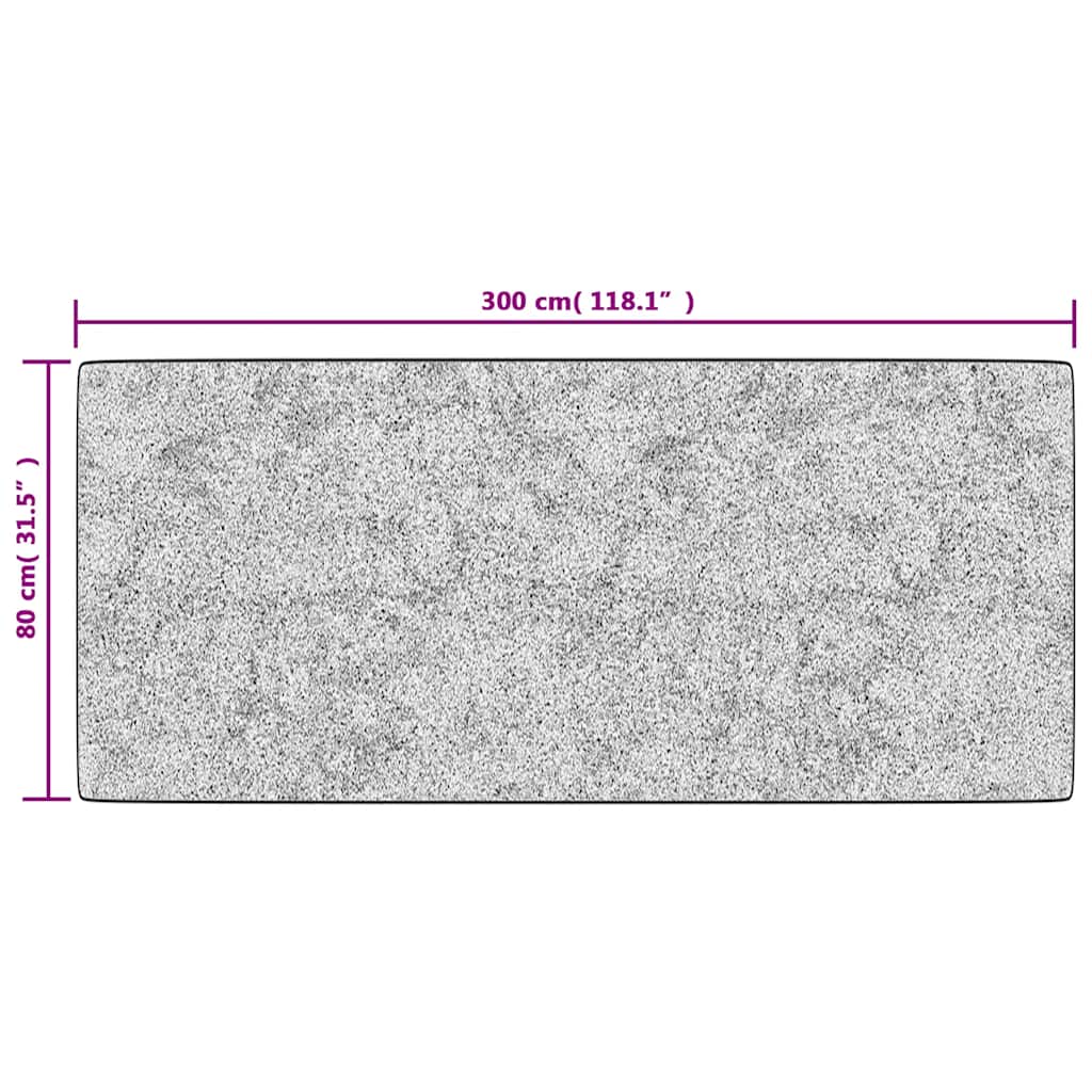 Tappeto Lavabile Patchwork 80x300 cm Multicolore Antiscivolo