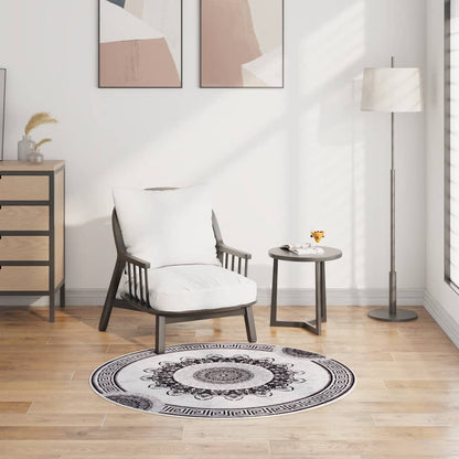 Tappeto Lavabile φ120 cm Multicolore Antiscivolo
