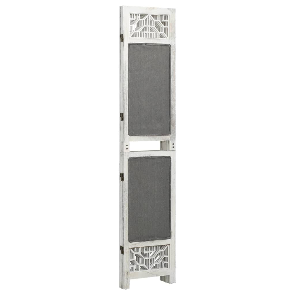 Divisorio a 3 Pannelli Grigio 105x165 cm in Tessuto | homemem39