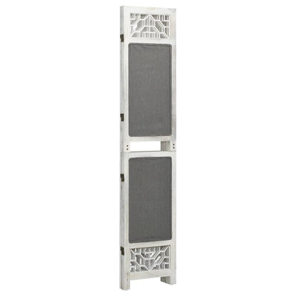 Divisorio a 3 Pannelli Grigio 105x165 cm in Tessuto | homemem39
