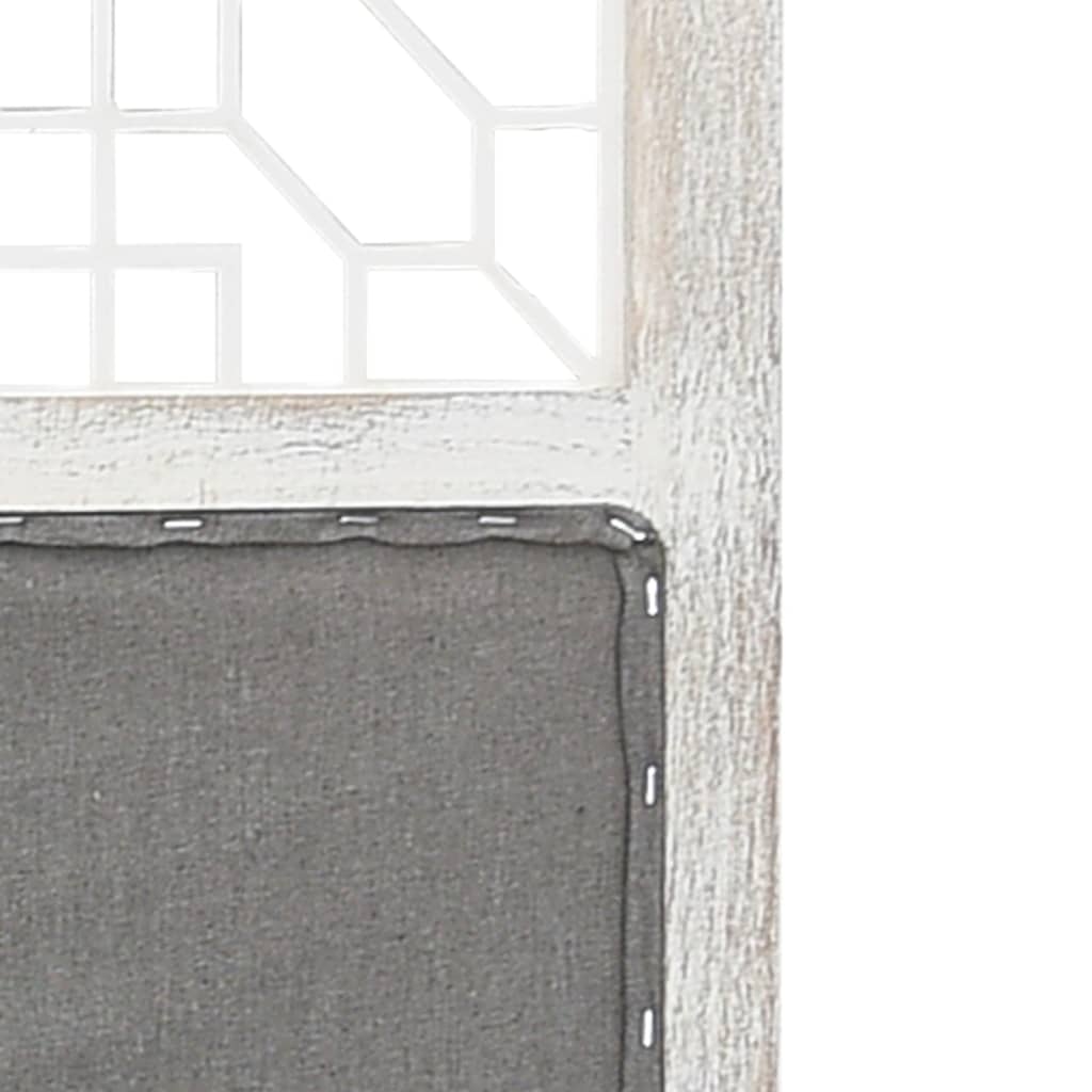 Divisorio a 3 Pannelli Grigio 105x165 cm in Tessuto | homemem39
