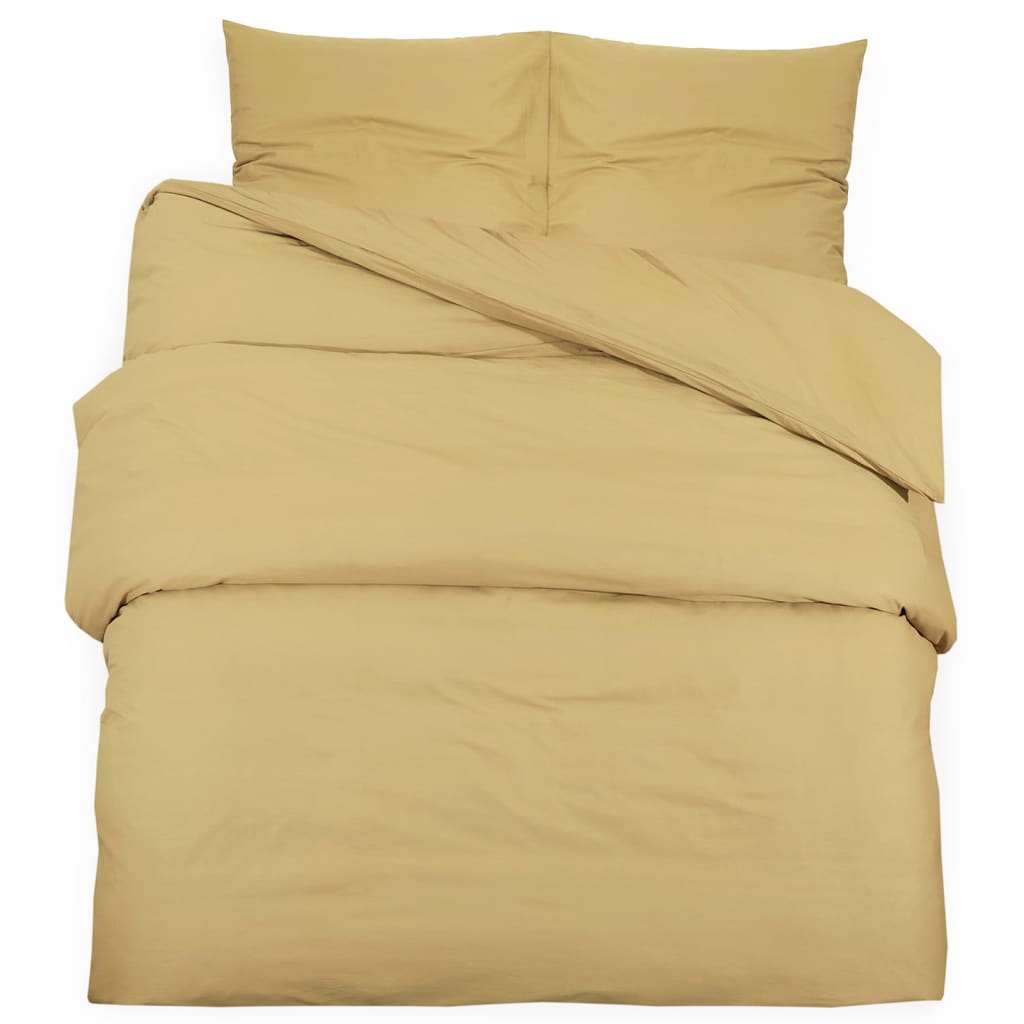 Set Copripiumino Tortora 140x200 cm in Microfibra Leggera | homemem39