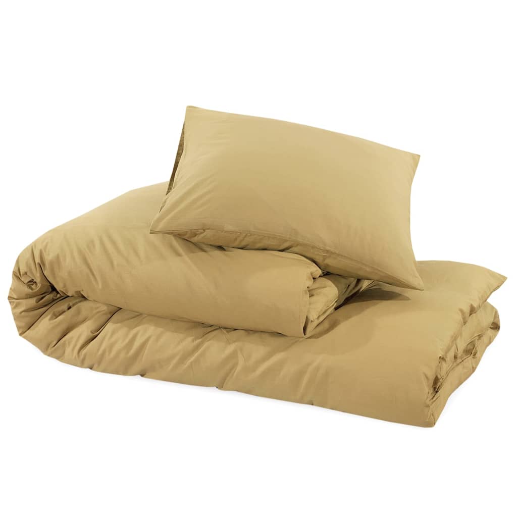 Set Copripiumino Tortora 140x200 cm in Microfibra Leggera | homemem39