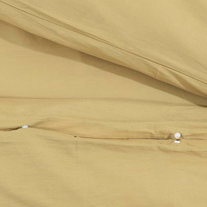 Set Copripiumino Tortora 225x220 cm in Microfibra Leggera
