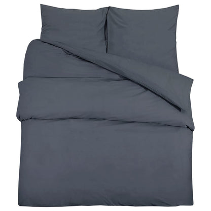 Set Copripiumino Antracite 155x220 cm in Cotone | homemem39