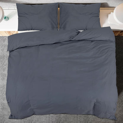 Set Copripiumino Antracite 155x220 cm in Cotone | homemem39