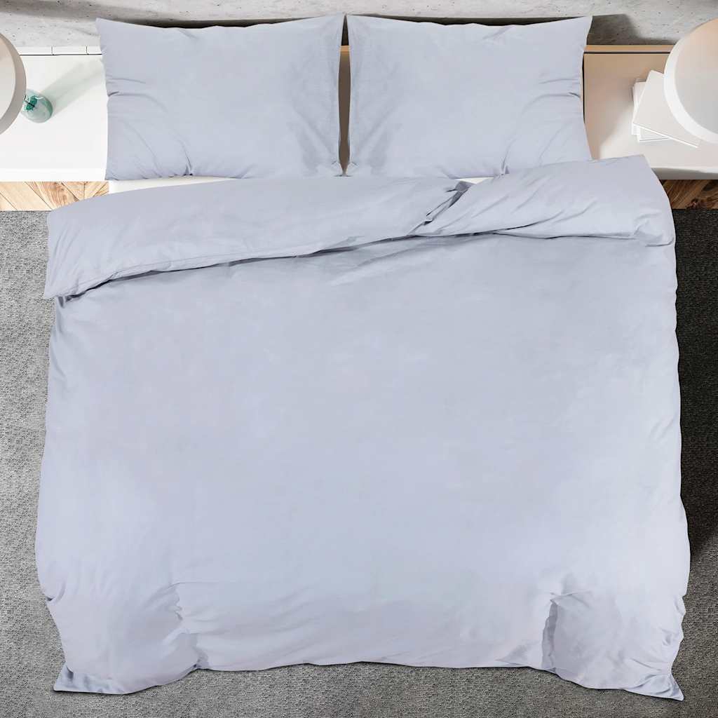 Set Copripiumino Grigio 140x200 cm in Cotone | homemem39