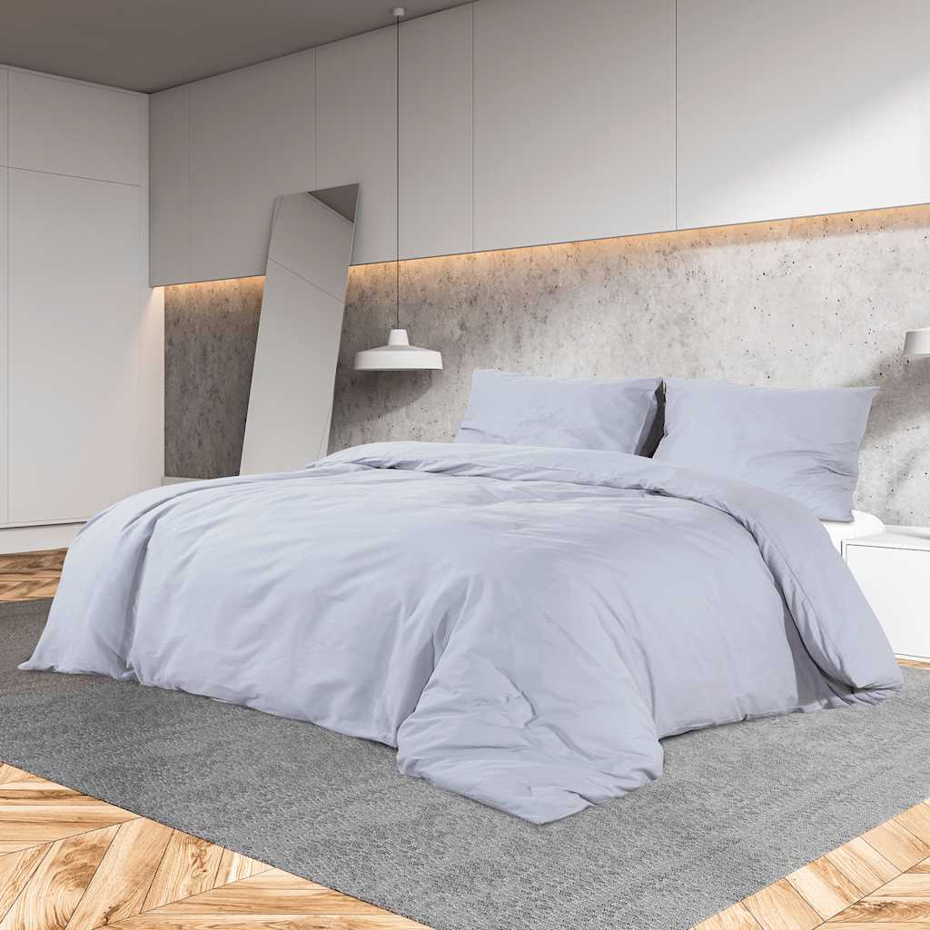Set Copripiumino Grigio 140x200 cm in Cotone | homemem39