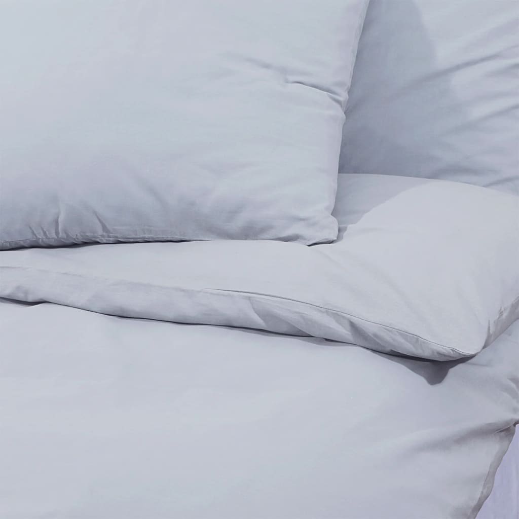 Set Copripiumino Grigio 240x220 cm in Cotone | homemem39
