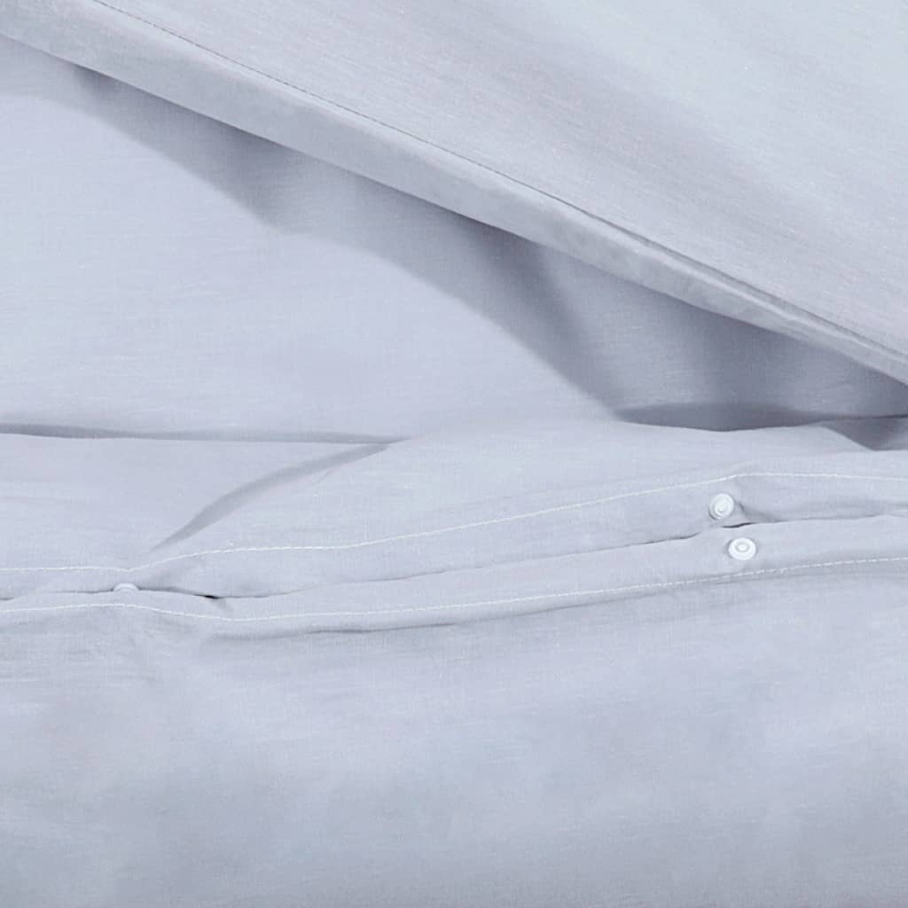 Set Copripiumino Grigio 240x220 cm in Cotone | homemem39
