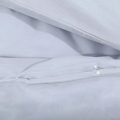 Set Copripiumino Grigio 200x200 cm in Cotone | homemem39