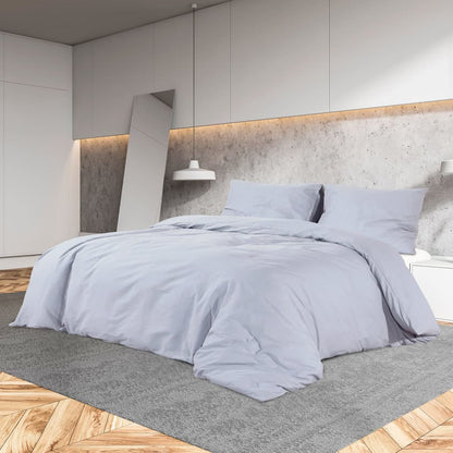 Set Copripiumino Grigio 200x220 cm in Cotone