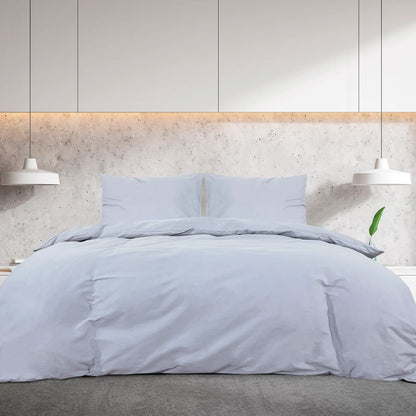 Set Copripiumino Grigio 225x220 cm in Cotone - homemem39